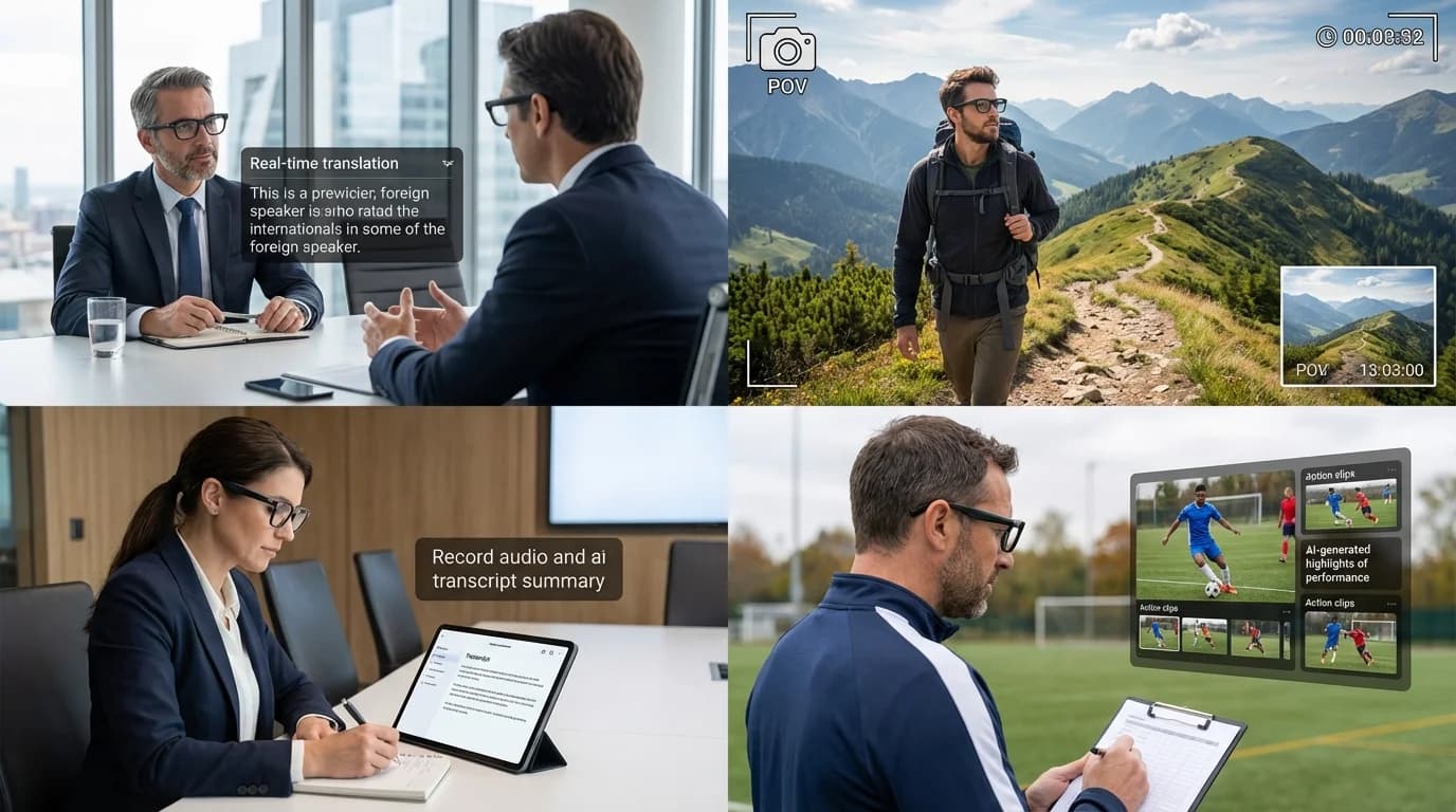 HyperAI Capture Glasses design details